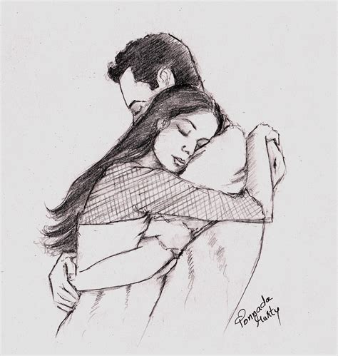 love couple drawing